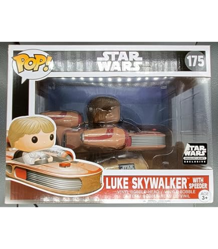 Amazon.com: Funko POP! Rides: Star Wars - Luke in T-47 Airspeeder